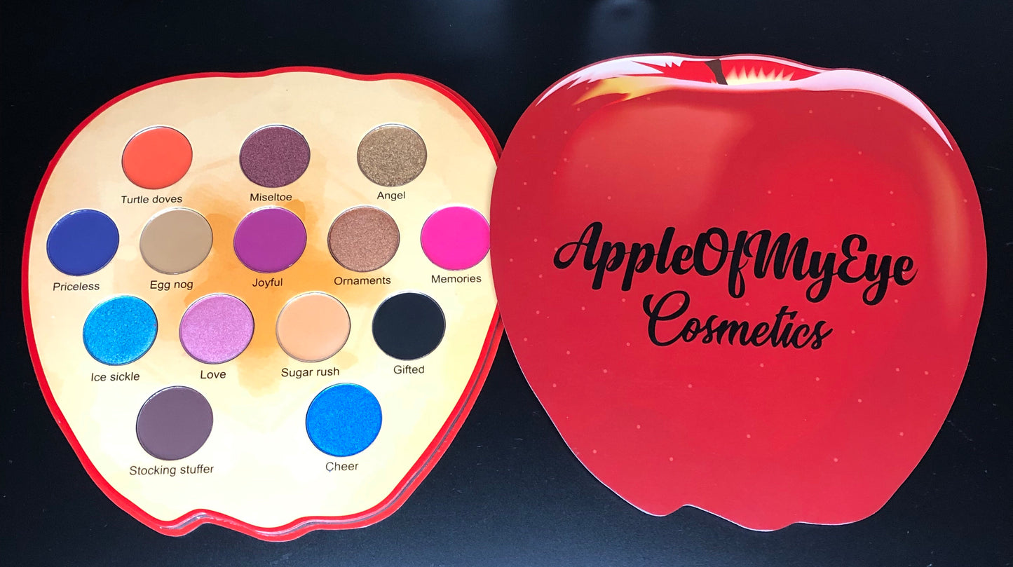 Apple Shaped Eyeshadow Palette